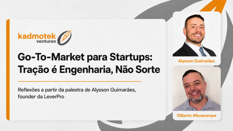 Go-To-Market para Startups: Tração é Engenharia, Não Sorte