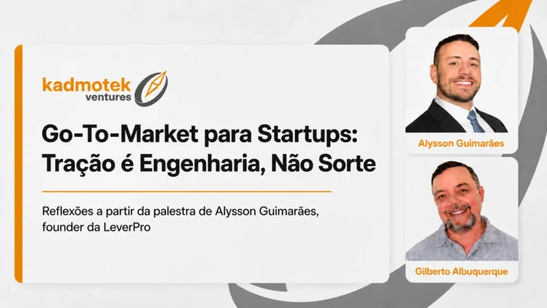 Go-To-Market para Startups: Tração é Engenharia, Não Sorte