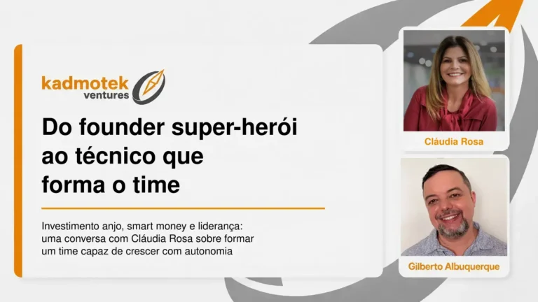 Do founder super-herói ao técnico que forma o time